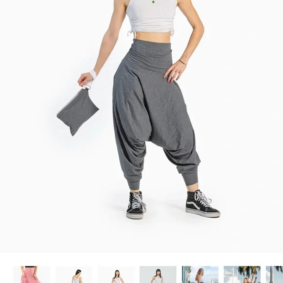 Harem pants by Buddha Pants in grey - Picture 2 of 5